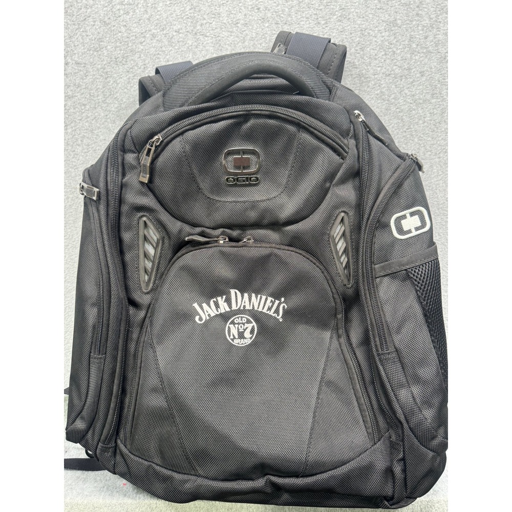 OGIO Jack Daniel's Old No. 7 Black Backpack AFS Air Flow System Travel Bag